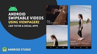 Android Swipeable Videos Like TikTok & Social Apps | ViewPager2 | Android Studio Tutorial