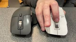 Logitech MX Master 3 and 3S mouse click sound comparison