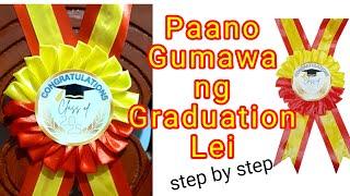 Paano Gumawa ng Graduation Lei Step by Step | How to Make Garland for Graduation #garland #lei