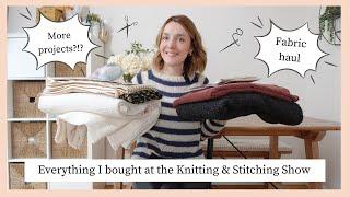 Fabric haul & sewing plans | Everything I bought from The Knitting & Stitching Show