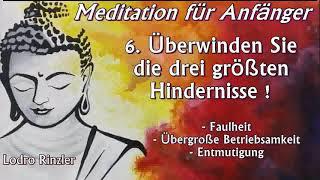 Meditation für Anfänger 6: Überwinden Sie die drei größten Hindernisse ! - Lodro Rinzler