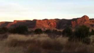 First Sunlight in the High Desert Mountains