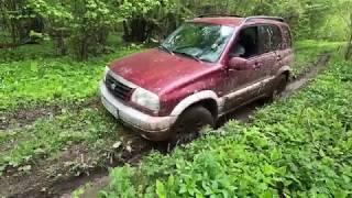 Дорожный просвет#15| Standard Grand Vitara off-road test-drive in Russia |  Ground clearance#14