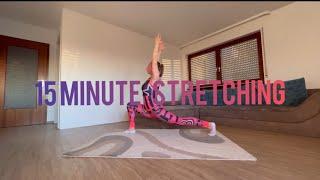 15 minute stretching | здоровый стретчинг | домашние тренировки | #тренировка #stretching