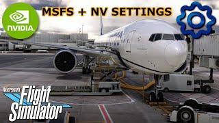 MY Microsoft Flight Simulator + Nvidia Panel Settings - ULTRA REALISM