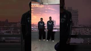Behind the scenes with Jude Bellingham & David Alaba  #adidas #football #realmadrid #bellingham