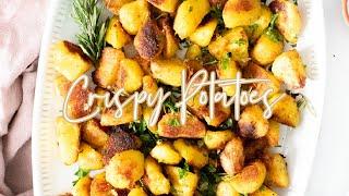 Crispy Roasted Herb Potatoes | This Savory Vegan