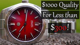 Better Than $1000 Watches? San Martin SN0144-GX Review! Red Dial!