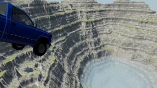 Автомобили VS Огромный Каньон В BeamNG.Drive #1