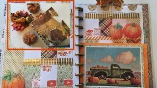 DOLLAR TREE FOX Planner Cover DIY + PUMPKIN TRUCK Weekly Spread