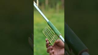 Umbrella Creations with Bamboo Stick Slingshots #Diy #Umbrella #Slingshos