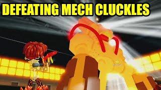 DEFEATING MECH CLUCKLES BOSS to GET the GIOTTO | Roblox Mad City