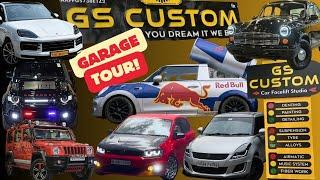 GS Custom Garage Tour | Car Modification, Alloy Wheels, Suspension Lift Kit, And MORE | Travel Desi