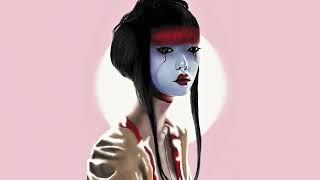 Speedpaint portrait Geisha digital painting in Krita