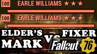 Fixer vs Elder's Mark - Test on Earle The Colossus - Turtle's Lab - Fallout 76