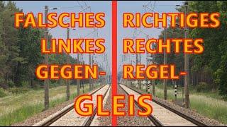 Falsches linkes Gegengleis – die Fahrordnung auf der freien Strecke