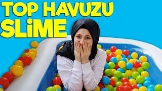 Top Havuzu Sürpriz Slime Challenge - En Güzel Slime   | The Most Beautiful Slime