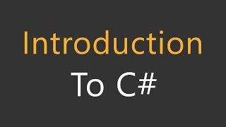 1 - C# Tutorial For Beginners in Hindi/Urdu - Introduction To C# Programming -  Hindi/Urdu