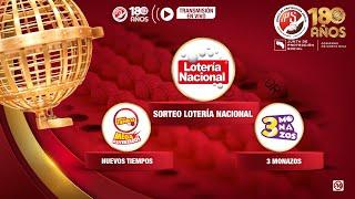 Sorteo  Lotería Nacional N°4.840, NT Rev y Mega Reventados N°22.344 y 3 Monazos N°4.770. 02-03-25.