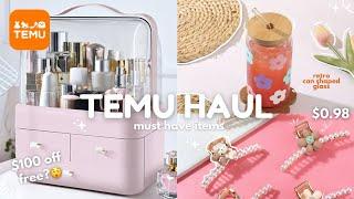 cute temu haul [ aesthetic ] organizers, accesories,etc. | 100$ coupon:INC27048