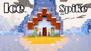 Minecraft Starter House [ Tutorial ] | Ice Spike Igloo House