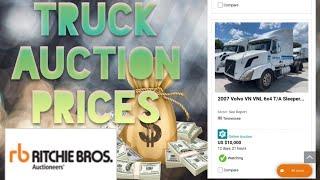 Ritchie Brothers Semi Truck Auction Iron Planet cheap cash trucks or not so cheap 