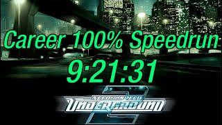 [World Record] Need for Speed: Underground 2 Career 100% Speedrun in  9:21:31 LL (9:33:25 RTA)