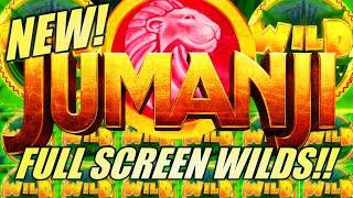 NEW!! OMG! FULL SCREEN OF WILDS!! BEST JUMANJI GAME YET!? JUMANJI NEXT LEVEL Slot Machine (IGT)