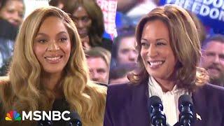 'We are at the precipice of an incredible shift': Beyoncé joins VP Harris at Houston rally