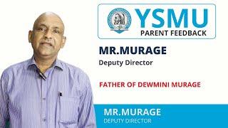 World Class Medical Education | YSMU Parent Feedback | Mr. Murage - Deputy Director