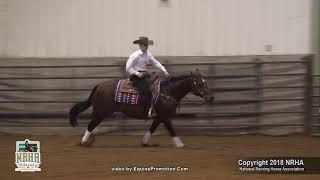 Got Spooked ridden by Sam J Stevens   2018 NRHA Futurity NAAC Rookie of The Year