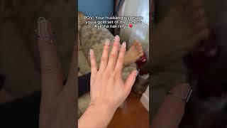 Ayesha’s nail rings are comfortable to wear throughout the day ️ #nailart #fashion #reels