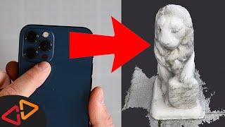 iPhone 12 Pro LIDAR Sensor - INCREDIBLE FAST 3D Scanner!