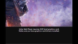 Контра сити Unity Web Player requires DX9 level graphics card