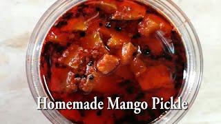 Homemade Mango Pickle | How to make Mango Pickle at Home | Indian pickles | Cooking Addiction Goa.