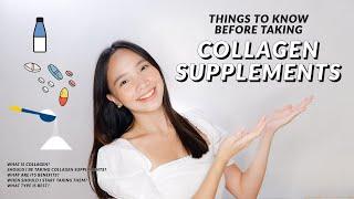 COLLAGEN SUPPLEMENT BENEFITS | THINGS YOU NEED TO KNOW BEFORE TAKING COLLAGEN SUPPLEMENTS