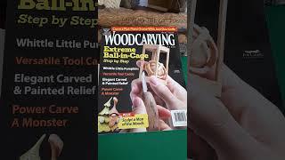 My first tutorial article in Woodcarving Illustrated is out! #woodcarving