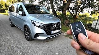 2024 Mercedes-Benz V 300d [2.0l, 239 HP] POV Test drive CARiNIK (V Class like S class!)