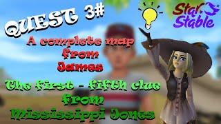 SSO - quest „A complete map" from James + „The first - fifth clue from Mississippi Jones