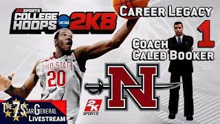 Caleb Booker Career Legacy | College Basketball 2K8 | Livestream 1