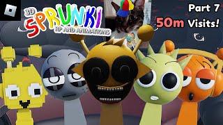 3D Sprunki RP And Animations [PART 7, 50m Visits] : roblox mascot gameplay walkthrough