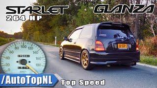 264HP Toyota Starlet Glanza BIG TURBO 100-200km/h DRAGY GPS by AutoTopNL