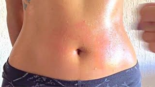 Painful Punching Abs (Belly Button) in Slow motion | Navel Play