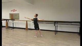 Arabesques: ballet tutorial (beginner level)