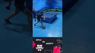 Nazarii Haievyi vs Oleksii Mitla#shorts  #tabletennis #настільнийтеніс