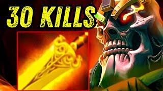 Insane First Item Radiance Wraith King 30Kills One Shot Damage Carry Dota 2