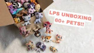 Littlest Pet Shop Unboxing LPS Package Haul Over 70 pets!!! Main Fives!!!