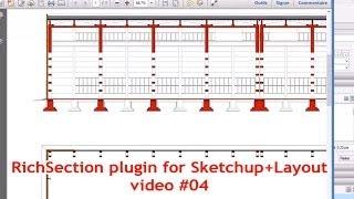 RichSection plugin for Sketchup, video #04