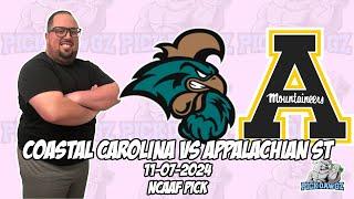 Coastal Carolina vs Appalachian State 11/7/24 College Football Picks & Predictions | Week 11 NCAAF