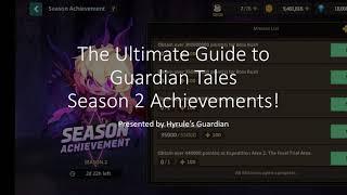 Last Minute Guide to Guardian Tales Season 2 Achievements